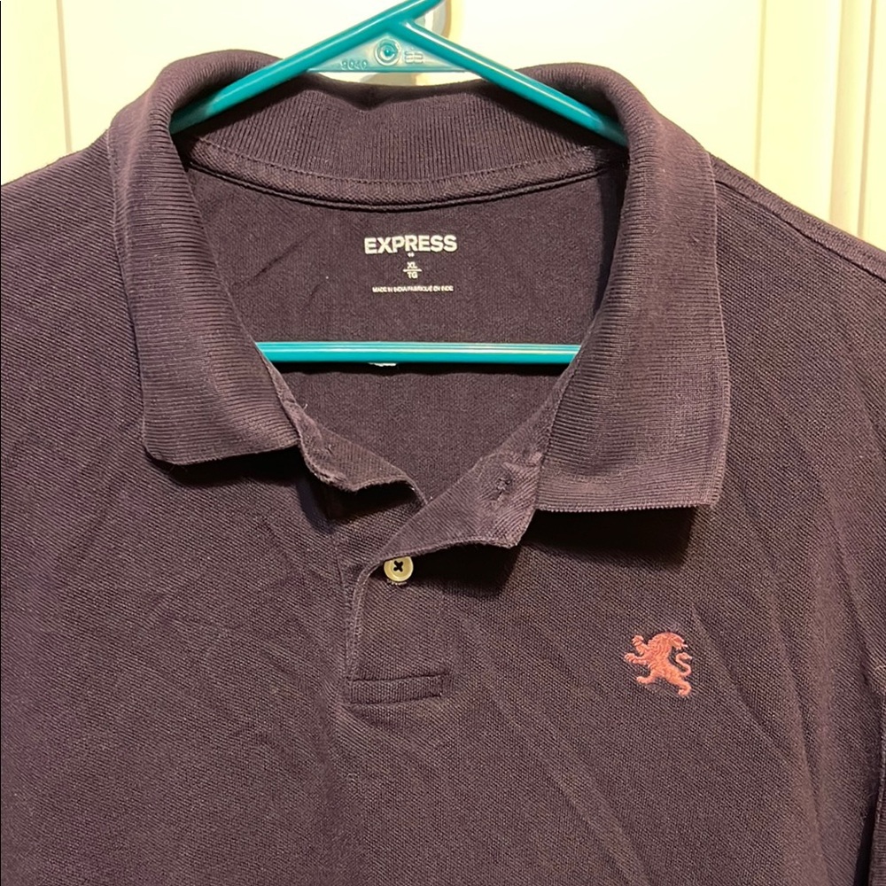 Express Purple Polo Shirt Classic Style